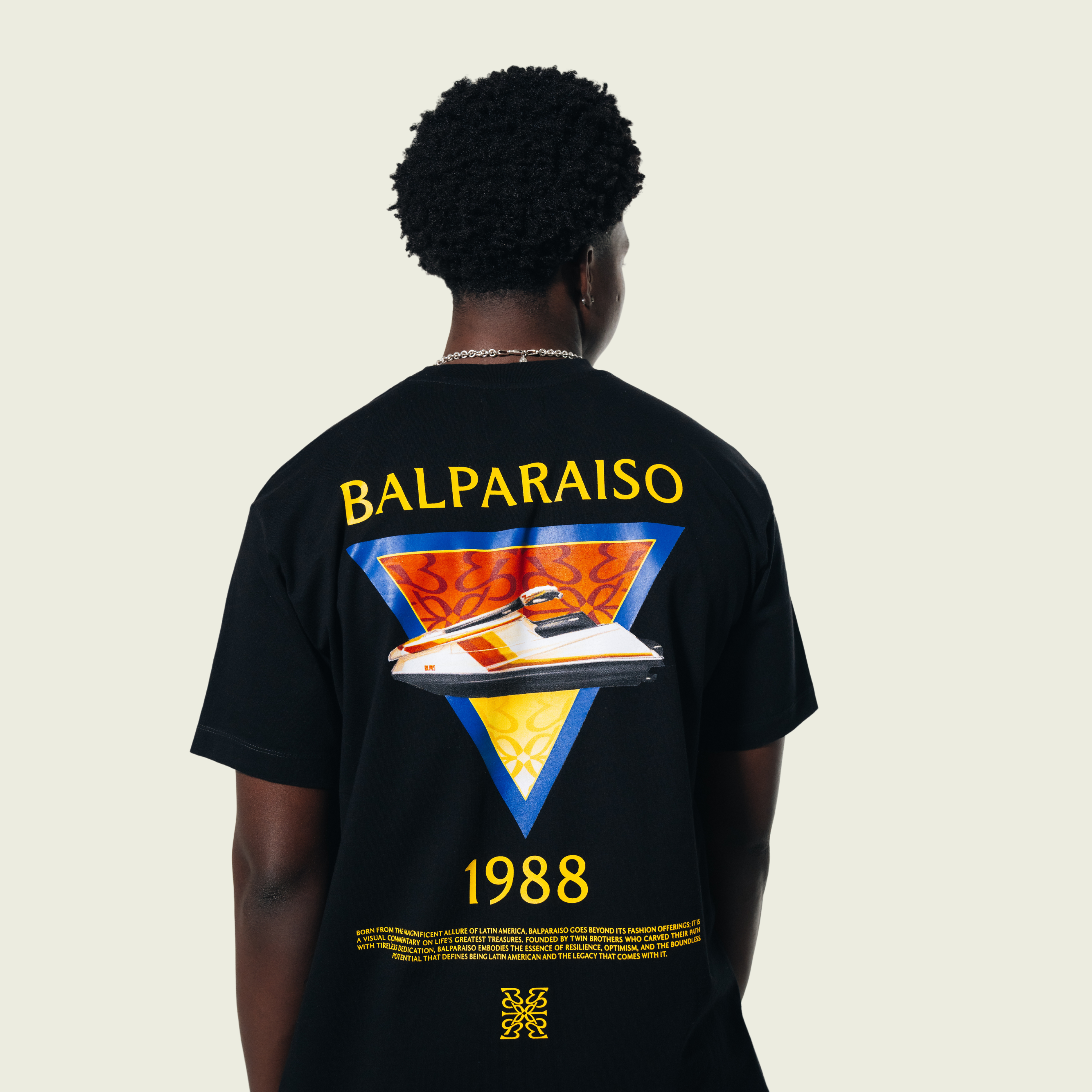 JETSKI BLACK T-SHIRT