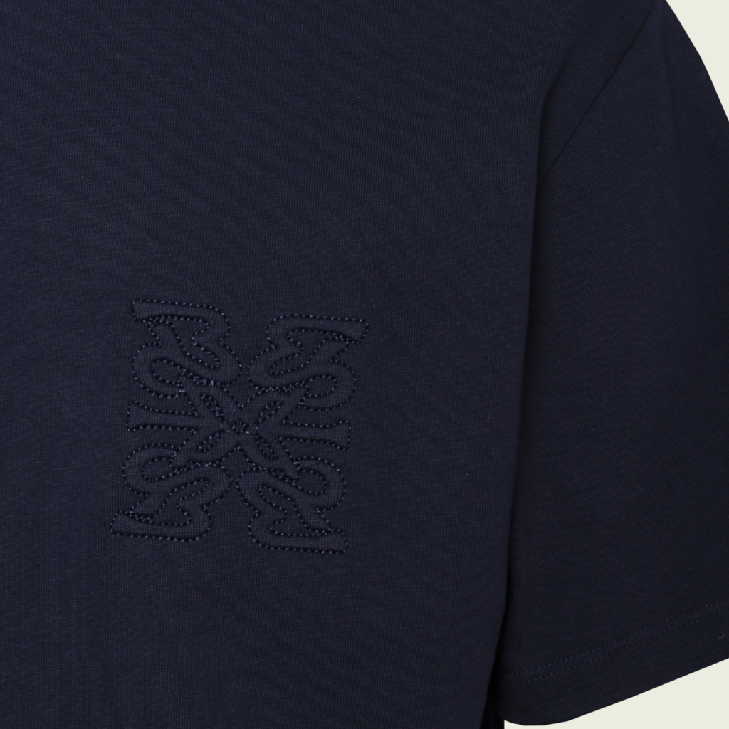 T SHIRT QUIET NAVY