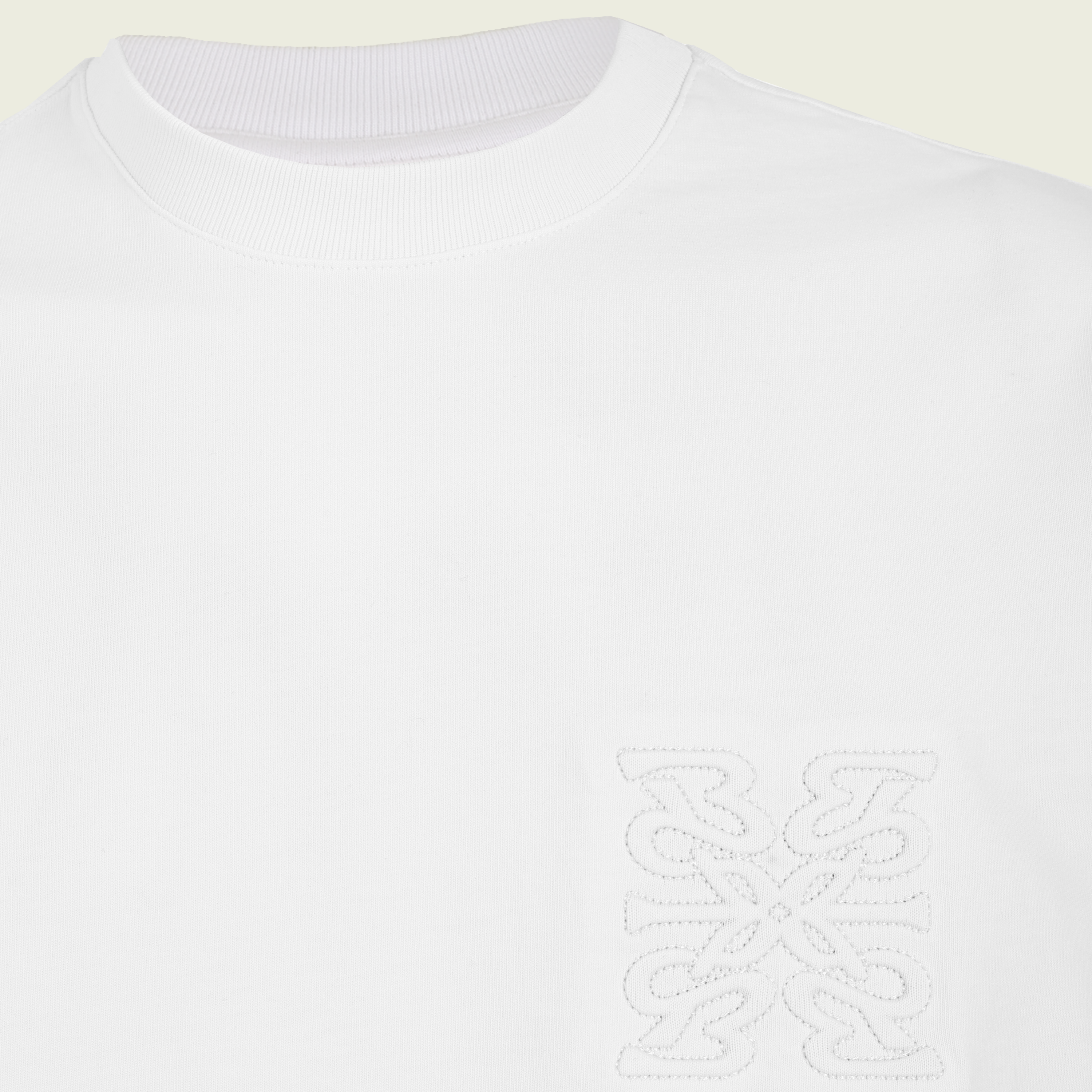 T SHIRT QUIET SIGNATURE WHITE