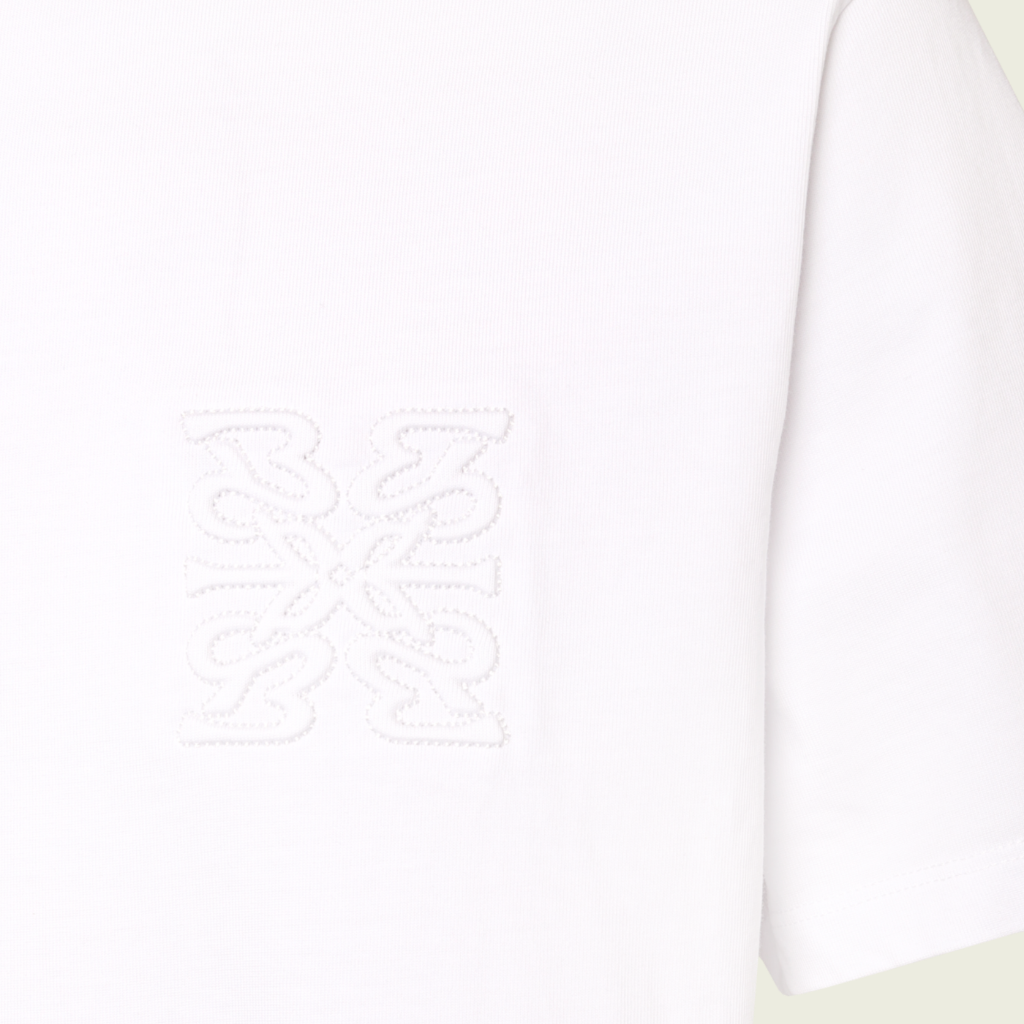 T SHIRT QUIET SIGNATURE WHITE