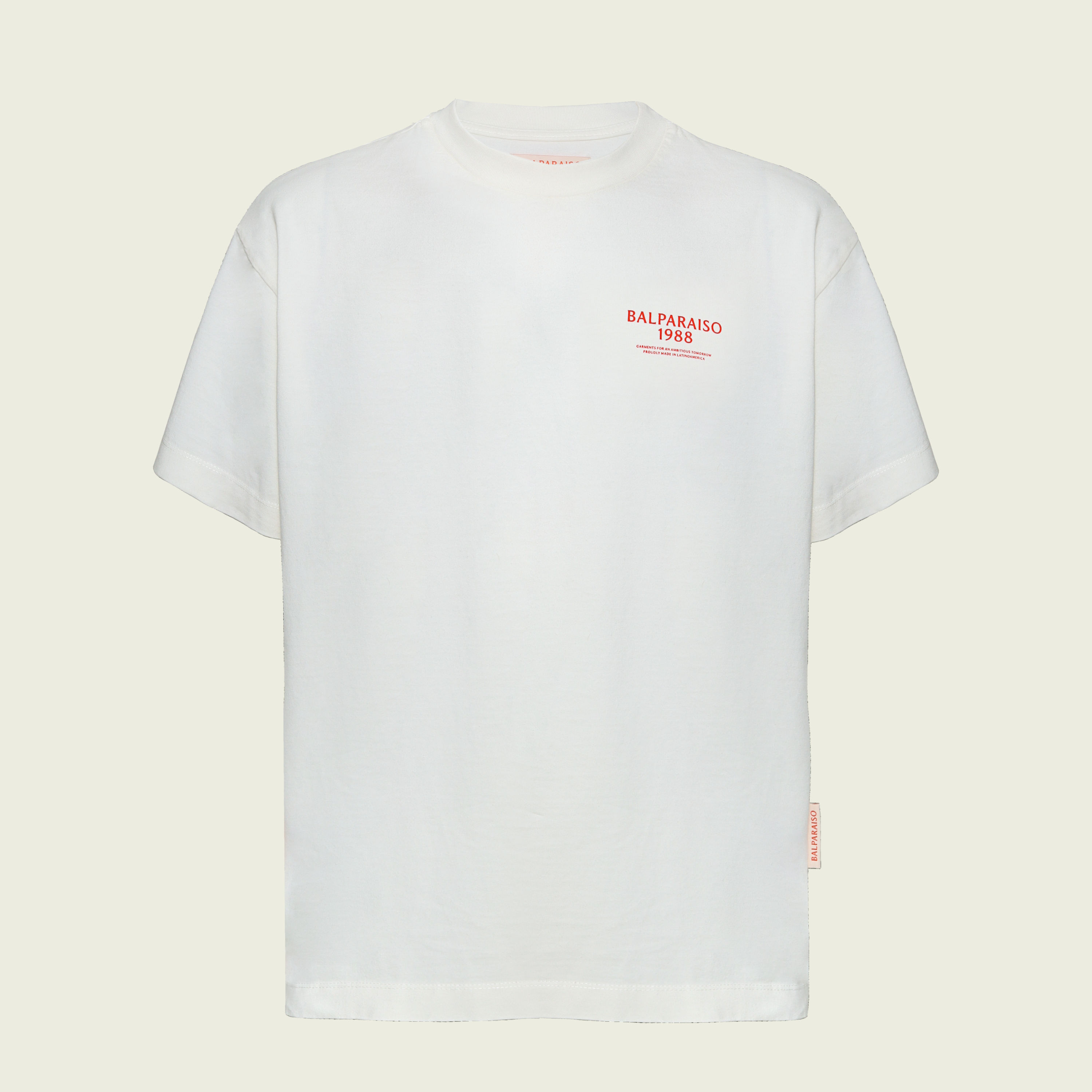 T SHIRT BURN WHITE