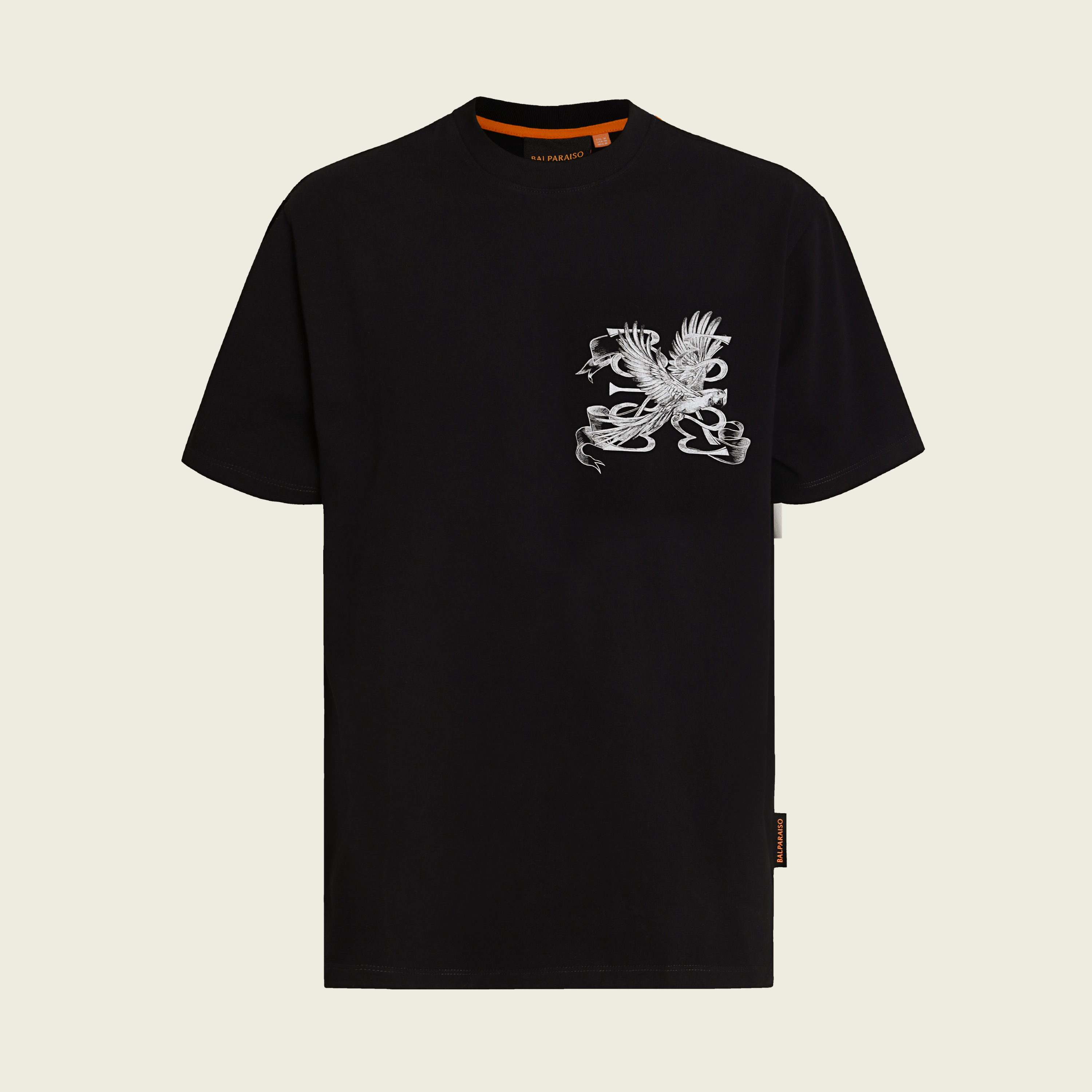 T SHIRT SILENCE FLIGHT BLACK