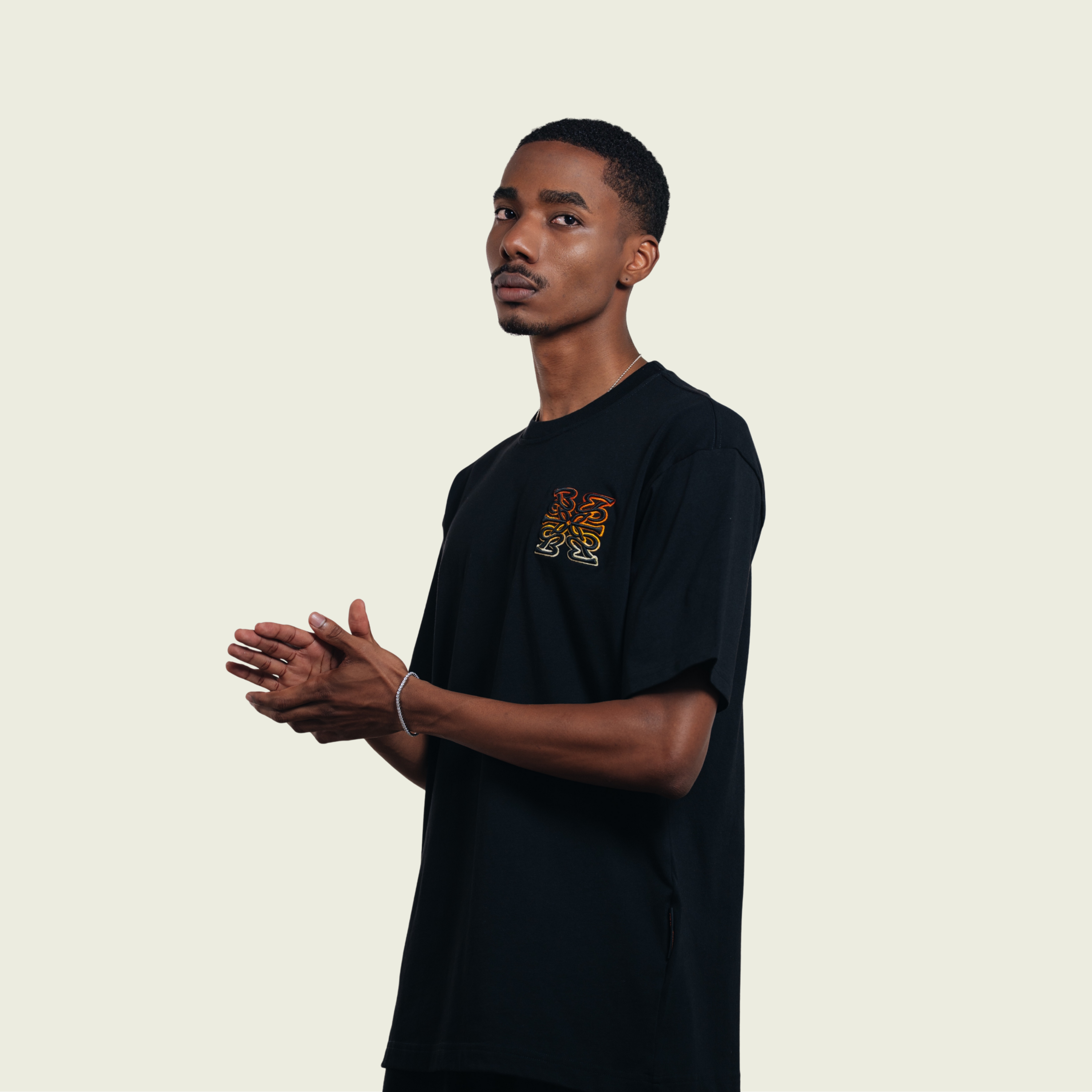 T SHIRT SUNSET BLACK